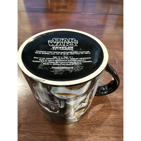 Vintage Star Wars 14 oz Ceramic Coffee/Tea/Cocoa‎ Mug,  BB-8 Droid; R2-D2; C-3PO - Picture 4 of 4